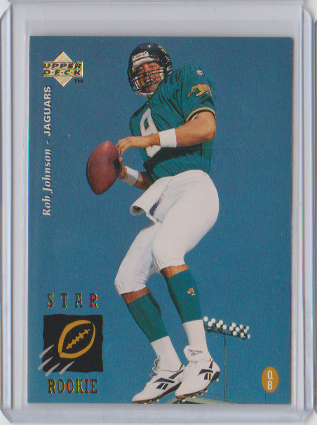 1995 Upper Deck Star Rookie #28 Rob Johnson Jacksonville Jaguars