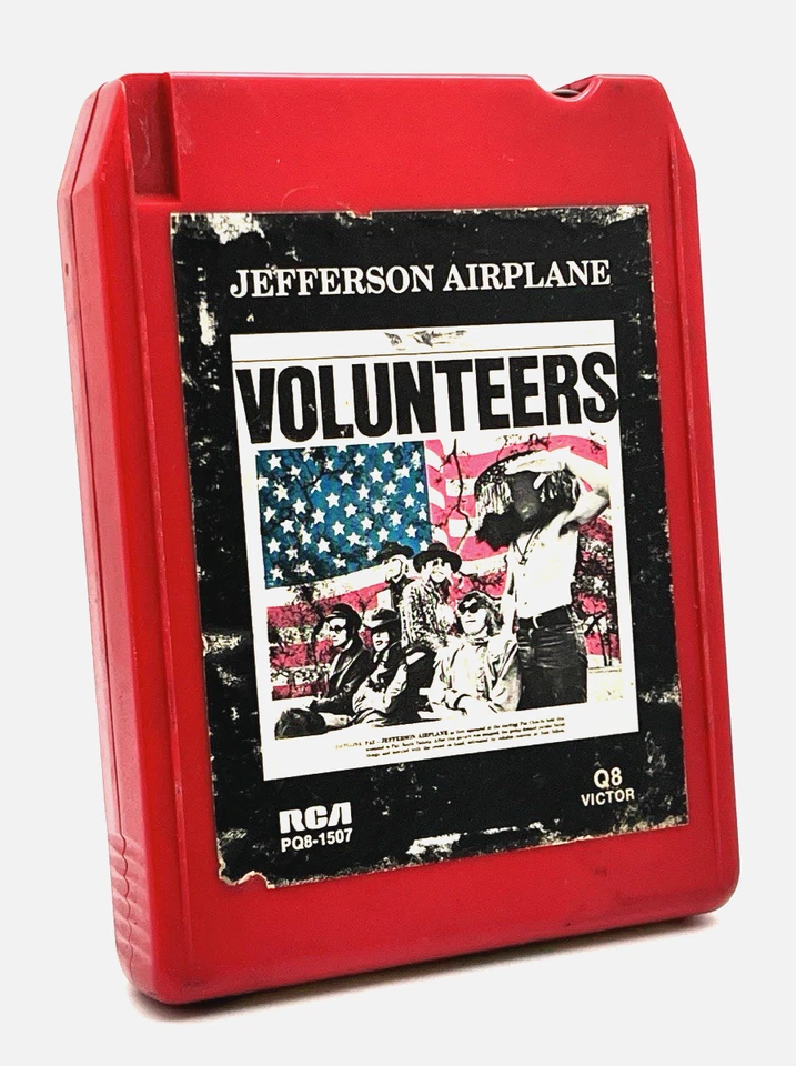 JEFFERSON AIRPLANE - VOLUNTEERS 8 TRACK RED QUAD TAPE RCA PQ8-1507 QUADRAPHONIC - Bild 1 von 4