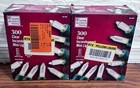 Lot of 2 - Home Accents Holiday 300 Mini Clear Incandescent Lights