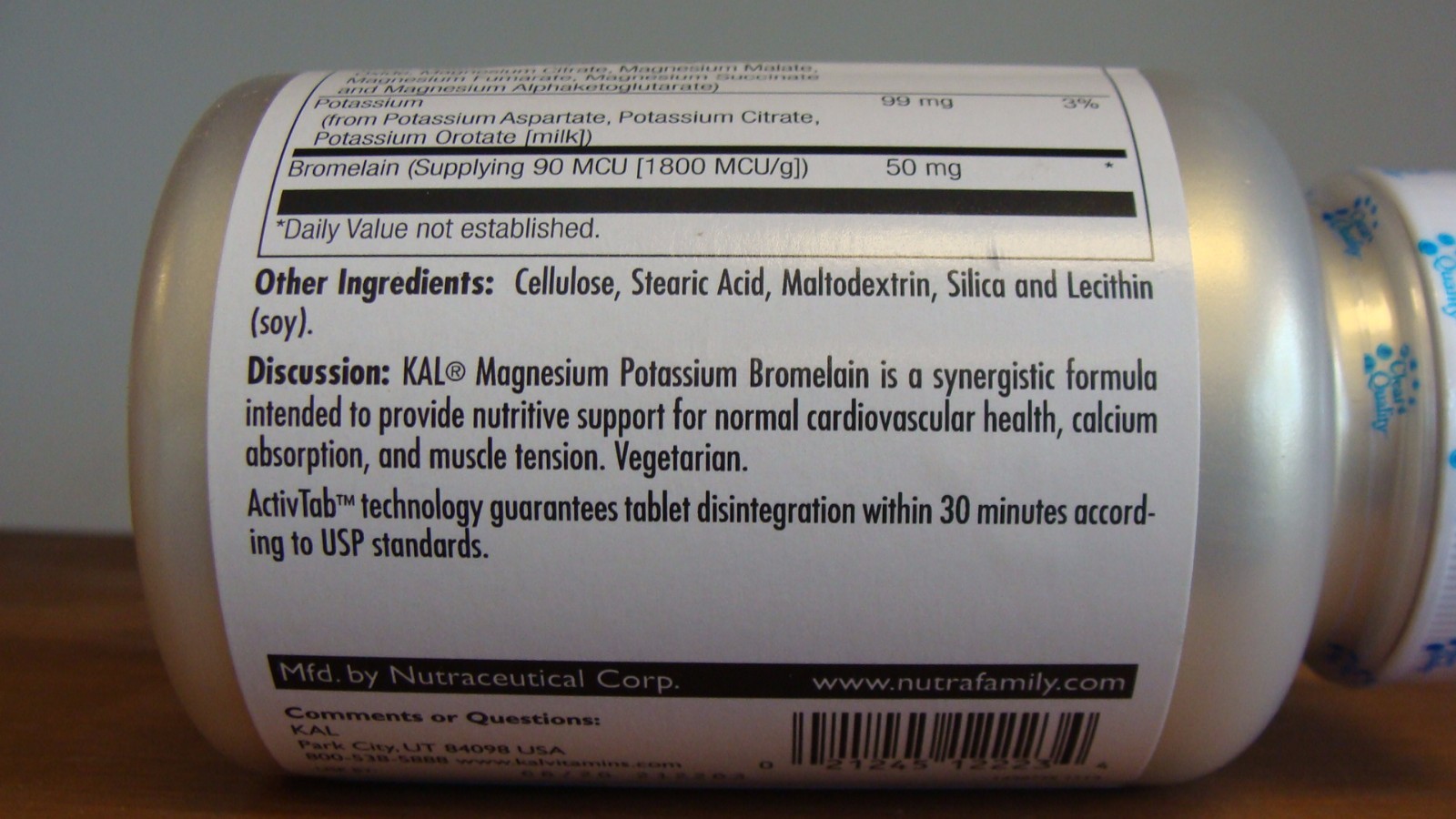 Magnesium Potassium Bromelain KAL 60 Tabs for sale online eBay