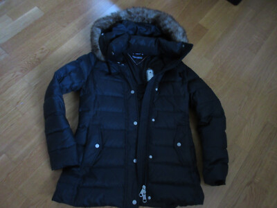 TOMMY HILFIGER WINTER-DAUNEN-MANTEL-JACKE 36/38 IT44 S/M 170/176 STEPP coat DOWN