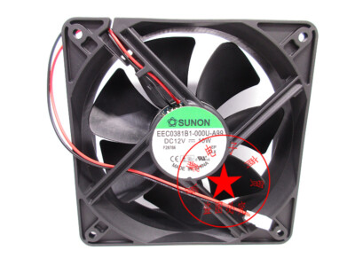 SUNON EEC0381B1-000U-A99 DR Brushless Axial Fan 12V DC 120 x 120 x 38mm ...