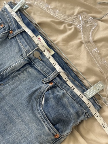 Levis 512 Slim Taper Stretch Eco Performance Denim Blue Jeans Sin City Men 30x32 - Picture 9 of 13