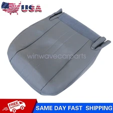 Driver Bottom Seat Cover 2003-2014 For Chevy Express & GMC Savana Cargo Van Gray