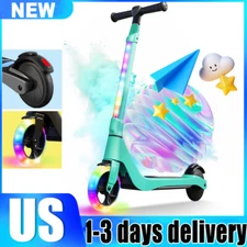5.3" Electric Scooters for Kids Ages 6-12 Pink E Scooter With LED light - Green