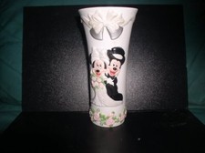 Mickey Mouse and Minnie Nouse  Wedding Vase Disney Vase