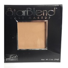 Mehron Star Blend Cake Makeup - Mid-Dark Olive 110-OS8, 2 oz