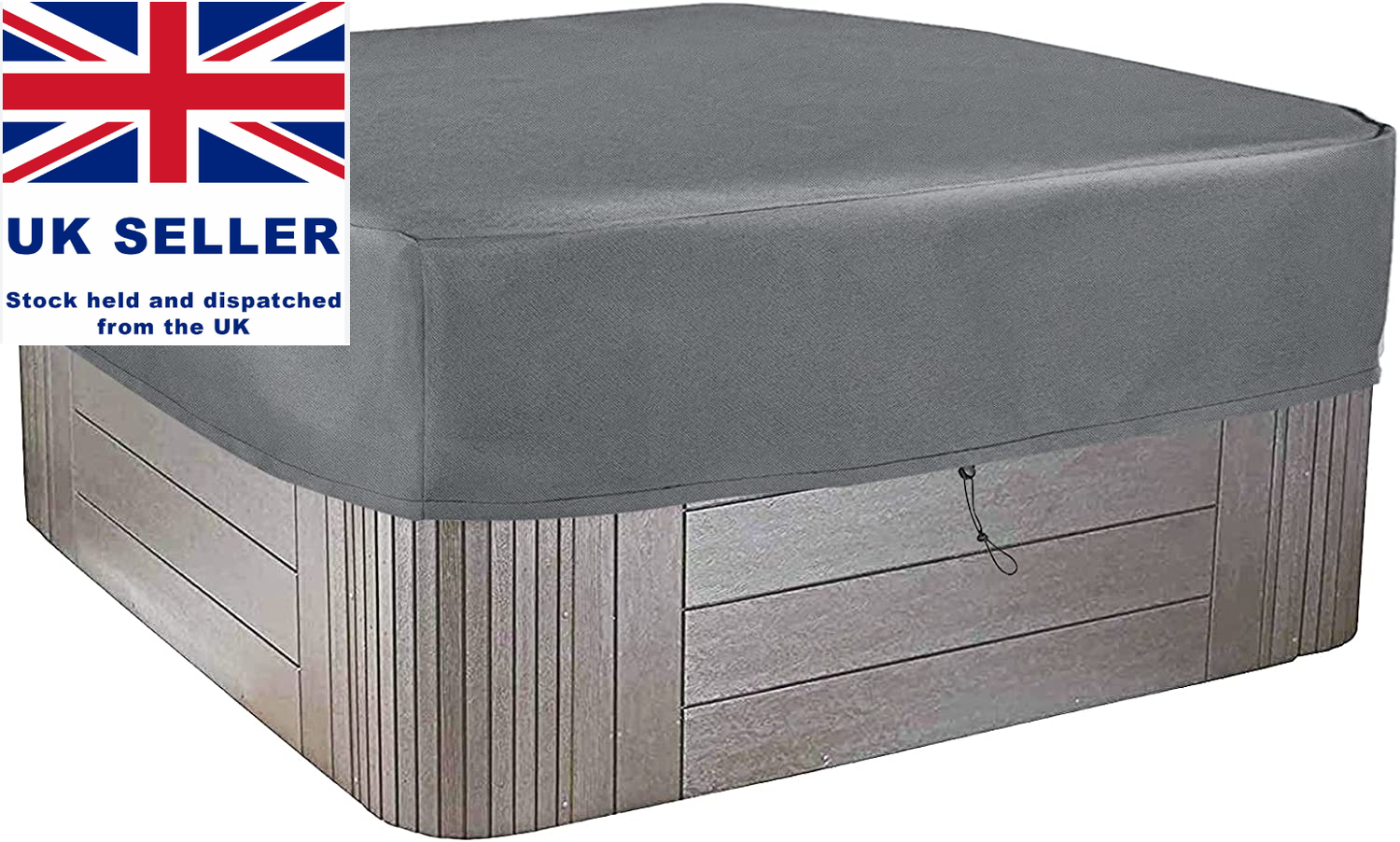 Universal Thermal Hot Tub Cover,Waterproof Square Hot Tub Cover, Large
