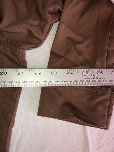 Chicos 1 M Brown Jacket Front Zip Pockets Collared Light Weight - Picture 9 of 12