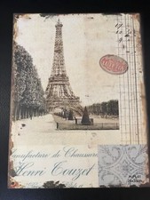 Tin Signs Retro Paris Souvenir Paris Hotel Lutetia Wedding Bar Fashion Garage