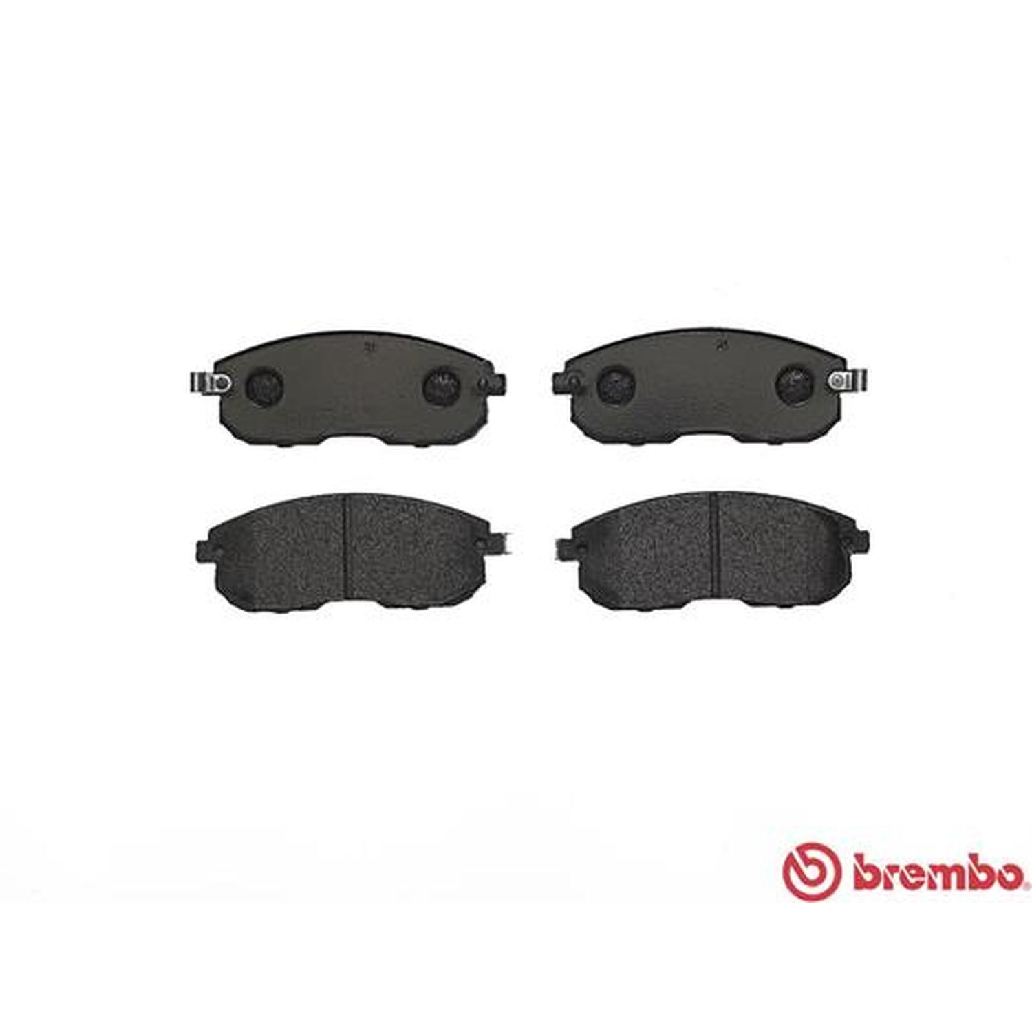 Pastiglie freno DA 2.0 TDCI KW:81 2008 2011 KIT PASTIGLIE FRENO ANTERIORE BREMBO