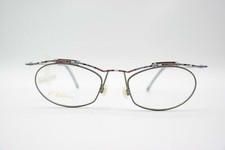 Vintage 1st Edition 6004 Gray Multicolor Oval Glasses Frame NOS