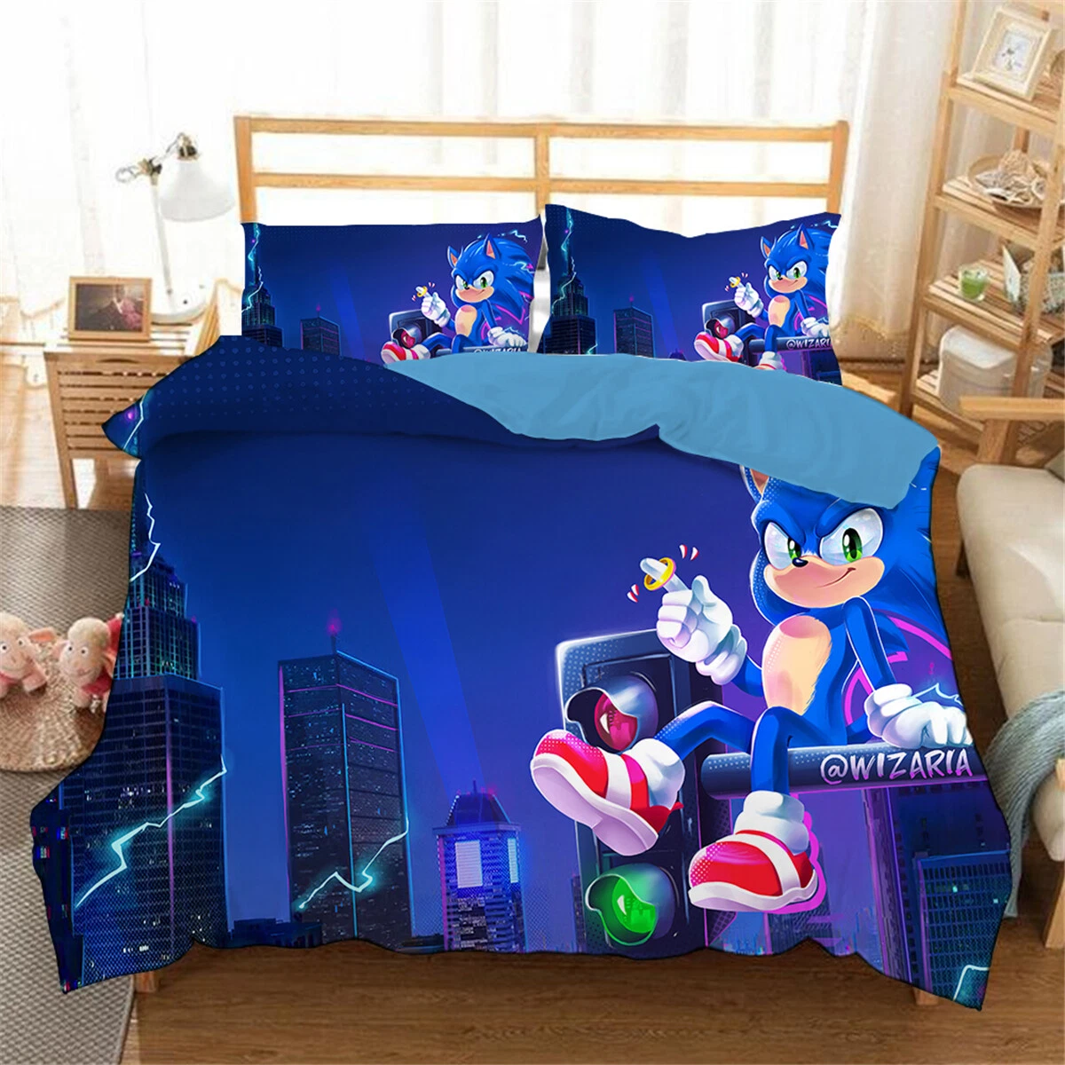Sonic The Hedgehog Bedding Set, Gift for Friends