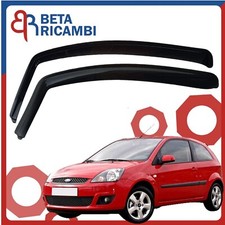 Deflettori Aria Per Ford Fiesta V 3 P 02 - 08 Antiturbo Antivento Farad 12.421