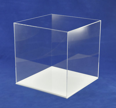 Vitrine / Schaukasten / Sammlervitrine Acryl, quadratisch, verschiedene Größen