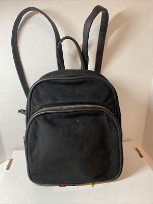 Unbranded mini black leather backpack Ivy Mini Backpack - Black Soft Grain Leather main image 3