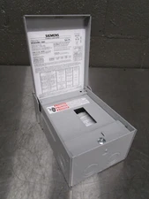 New Siemens W0204ML1060U 60 Amp Outdoor Circuit Breaker Enclosure , Gray
