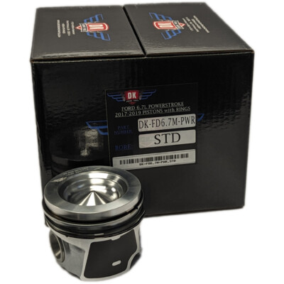 Ford Powerstroke 6.7L 2017-2019 DK Piston Set With Rings (8) - STD
