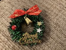 1/6 Scale Christmas Wreath Barbie Poppy Doll **SALE*** Holiday dollhouse diorama