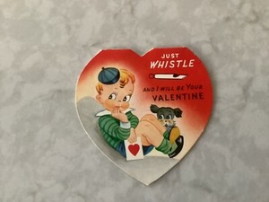 valentine card vintage/1950’s