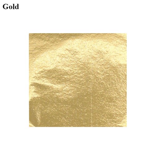 50 Stück Folienblätter Imitation Gold Silber Kupfer Vergoldung Kunsthandwerk ↑ - Bild 15 von 30