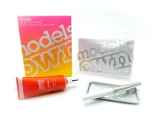 Models Own Lip Gunk Lip Paint Kit:  Metallic Gloss Lava 01 lip paint, 1 Lip b...