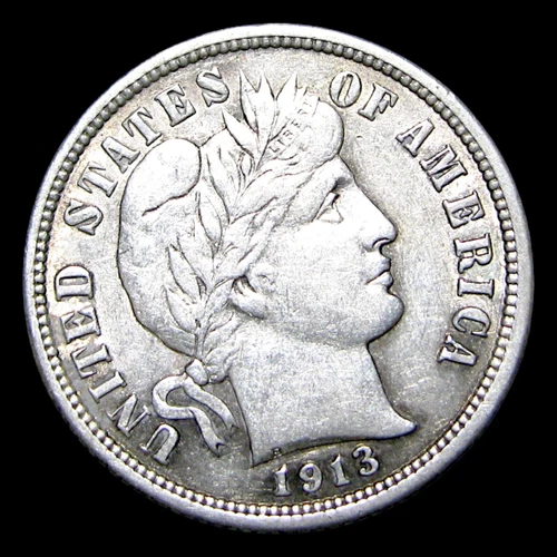 1913 Barber Dime Silver ---- Nice Coin ---- #036S
