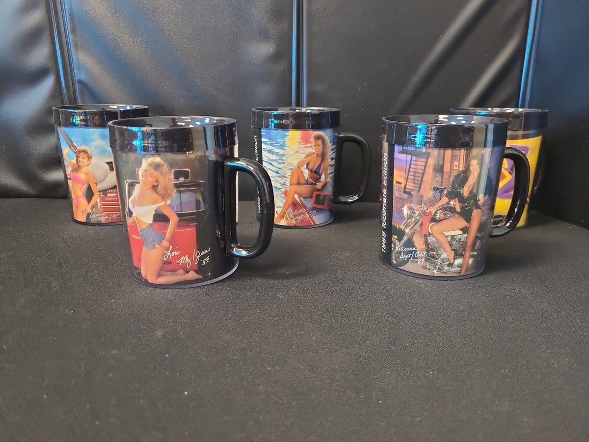 Vintage SNAP ON TOOLS Plastic Thermo Serv Coffee Mug 1989