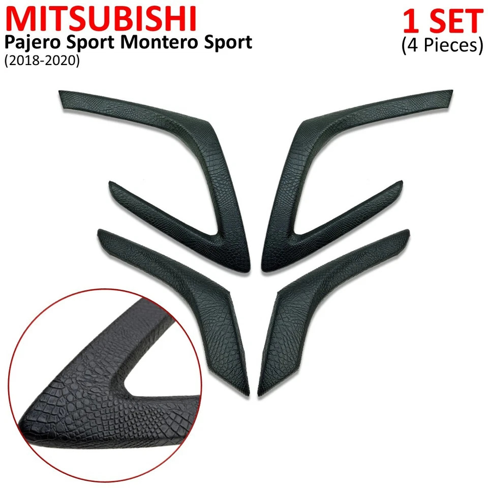 For Mitsubishi Pajero Montero Sport 2016 19 Interior Door Handle Cover Leather — 第 2/4 张图片