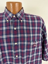 Vintage 90s Ralph Lauren Oxford Shirt Mens Large Casual Outdoors Plaid Button Up