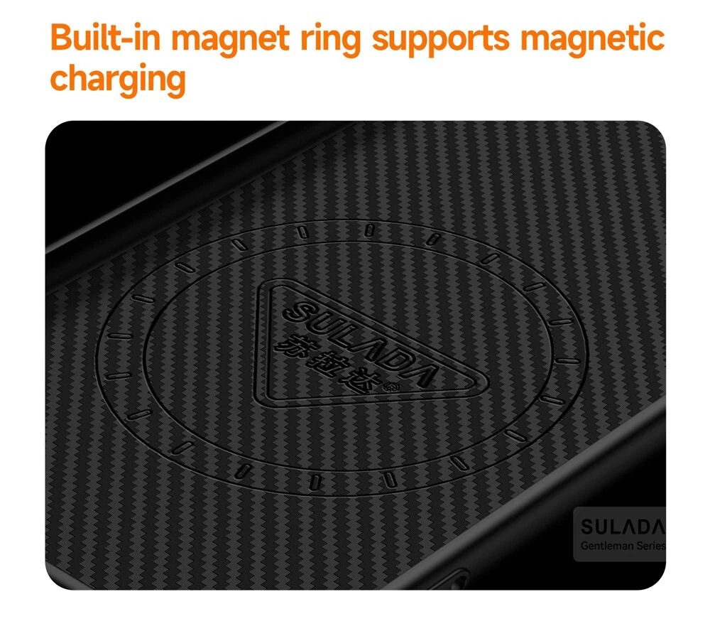 Magnetic Carbon Fiber Pattern Leather Case For Samsung S25 S25 Ultra Back Cover - Picture 16 of 27