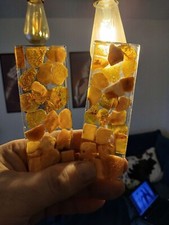 166.KNIFE HANDLE MATERIAL.AMBER SCALES FOR KNIFE HANDLE.(NATURAL).