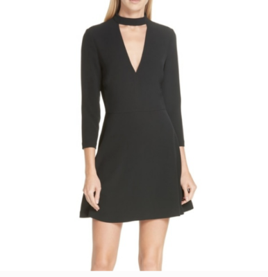 alc black cut out dress A.L.C LEE CUT-OUT BLACK DRESS sz 4