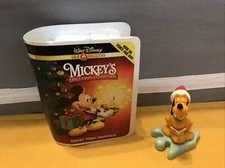 VTG Mickey's Once Upon a Christmas Pluto McDonald's Happy Meal toy figurine