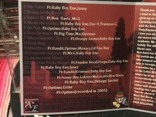 Smokey A Visaliano Story Visalia Norteno Rap CD Peeps Sonny Boy Lokzter Doc-9 - Foto 10 di 16