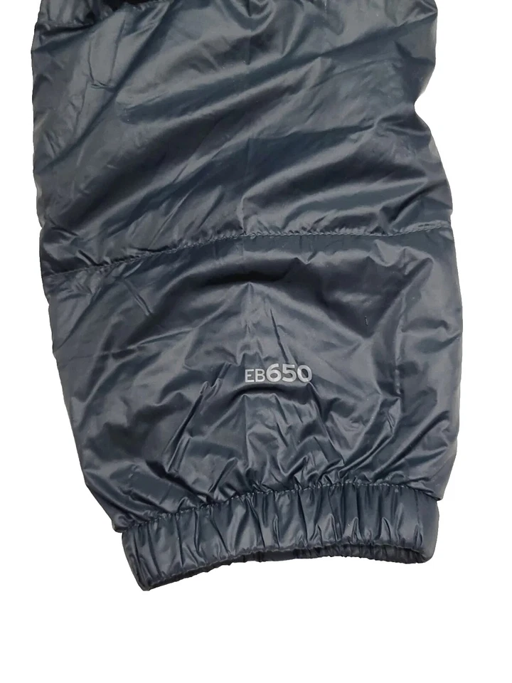 Eddie Bauer EB650 Men's XXL Wide Channel Packable Hooded Down Gray Puff Jacket - Image 4 of 4