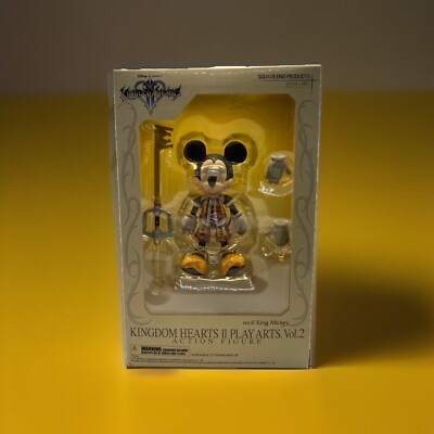 KINGDOM HEARTS II KING MICKEY ※希少超入手困難新品 Kingdom Hearts II No. 6 King Mickey Mouse Volume# 2 Action Figure