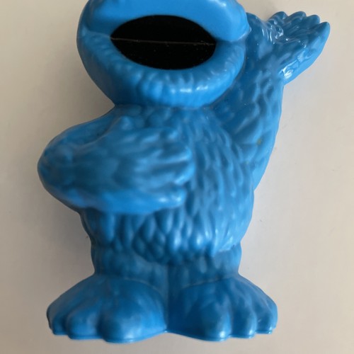Sesame Street Workshop Cookie Monster Figure HASBRO 2013 Hard PVC - Picture 3 of 8