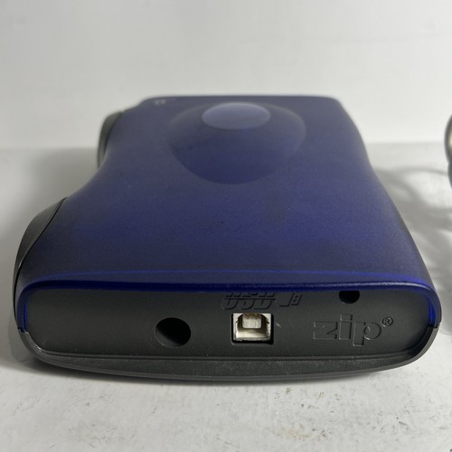iOmega Zip 100 USB External Disk Drive Z100USBNC Case Untested Parts NO RETURN - Afbeelding 7 van 8