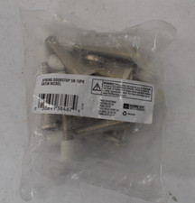 Everbilt Spring Door Stop Satin Nickel 10 Pack Rubber Bumper Tip Replacements