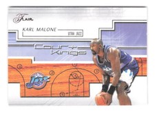 2002-03 Flair Karl Malone Court Kings 20 CK Insert Utah Jazz