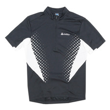 ODLO Mens Black & White Running T-Shirt S Sho...