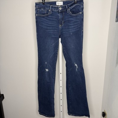 Dear John Women's Jaxtyn Bootcut Jeans Size 28 Mid Rise Dark Wash 31.5 Inseam