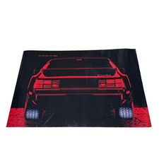 Vintage Michelin XGT Series Turbo Car Poster Automotive Art 1980s Garage Decor