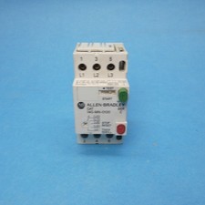 Allen Bradley 140-MN-0100 IEC Manual Starter 3 Pole 0.63-1.0 Amps DIN Rail Used