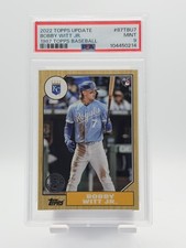 BOBBY WITT JR 2022 TOPPS UPDATE ROOKIE 1987 35TH ANNIVERSARY PSA 9 RC Q7180