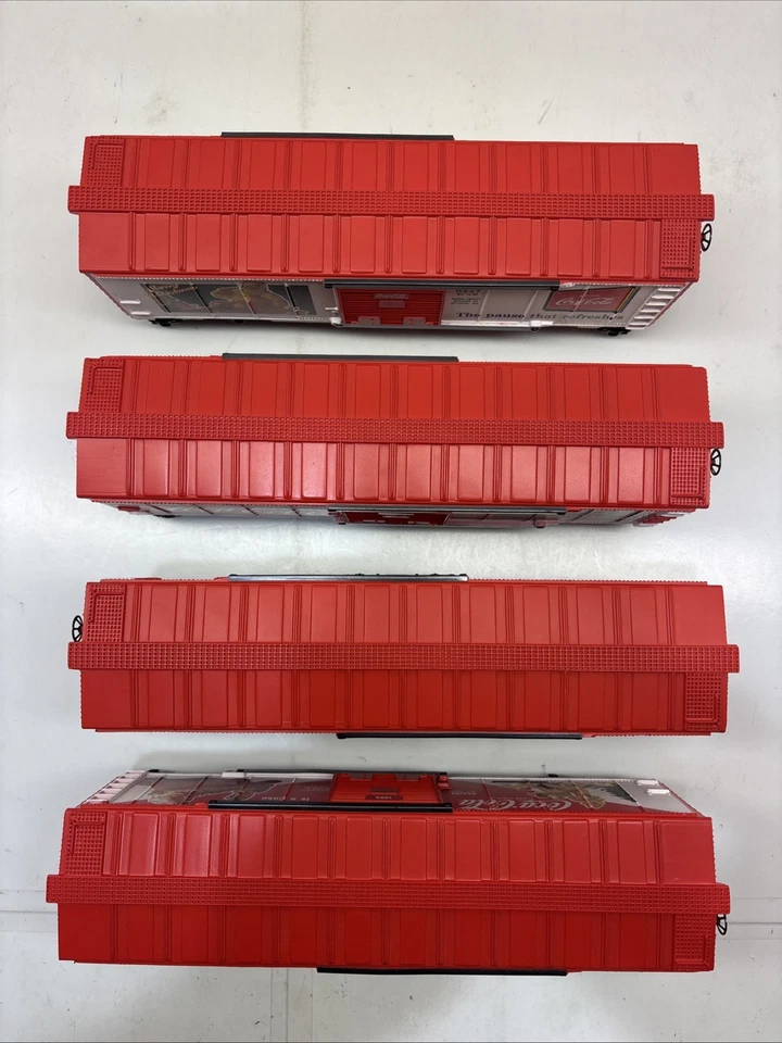 K-Line Coca Cola Historical Christmas Boxcar Set Ltd Ed  K-6447A 1990,91,92,93. - Image 3 of 4