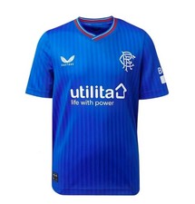 Image of Kids Football Shirt Blue 2023-2024 Rangers Home Top  Sportswear brand new. 