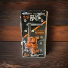 Pony Jorgensen 52 Pipe Clamp, Fixture for 1/2-Inch Black Pipe, Pack 1