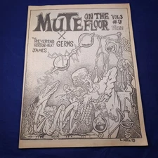 Vintage Mute on the Floor Punk Rock Music Zine Magazine Volume 3 #4 1993